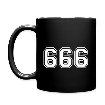 666 - Full Colour Mug - black - Left