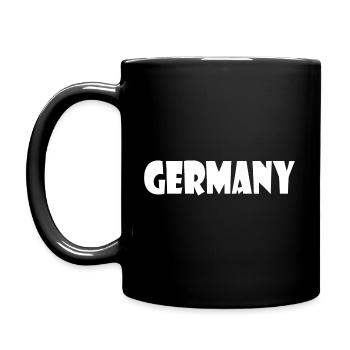 Germany - Deutschland - Tasse einfarbig - Schwarz - Links