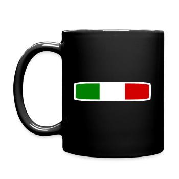 Italien - Tasse einfarbig - Schwarz - Links