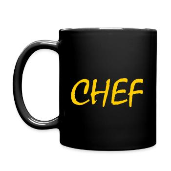 Chef - Tasse einfarbig - Schwarz - Links