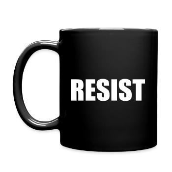 Resist - Full Colour Mug - black - Left