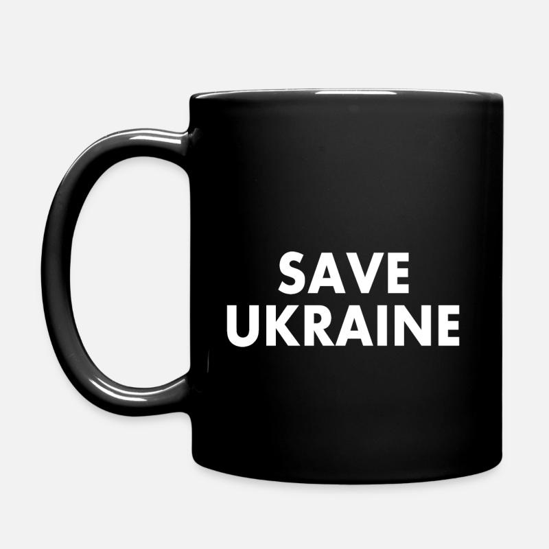 Save ukraine - Mug uni - noir
