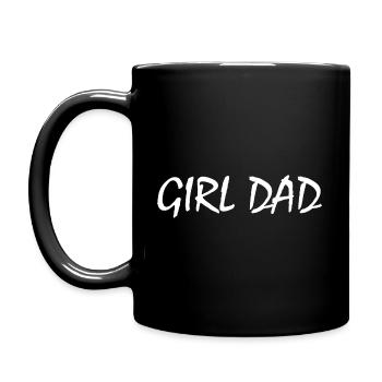Girl dad - Mug uni - noir - Gauche