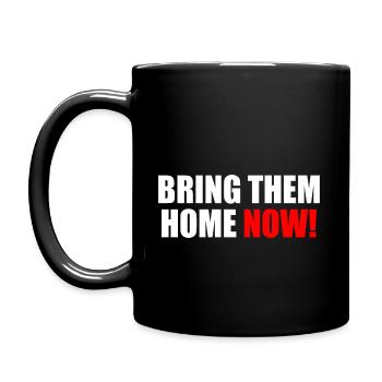Bring them home now - Full Colour Mug - black - Left