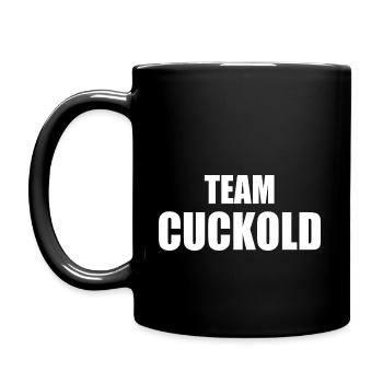 Team cuckold - Full Colour Mug - black - Left