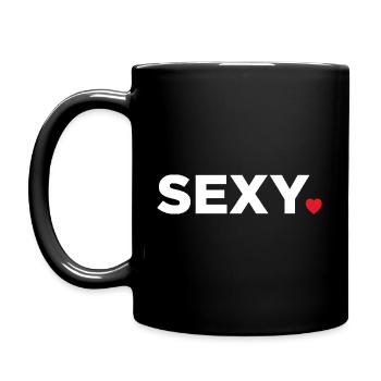 Sexy - Full Colour Mug - black - Left