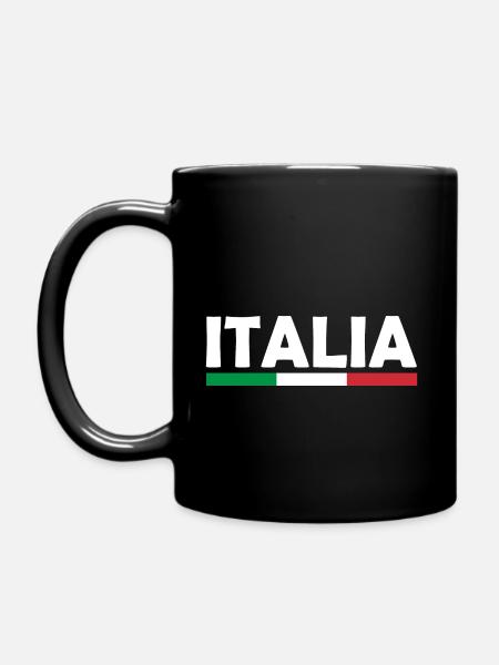 Drapeau de l’Italie - Mug uni - noir