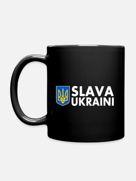 Slava ukraini - Mug uni - noir