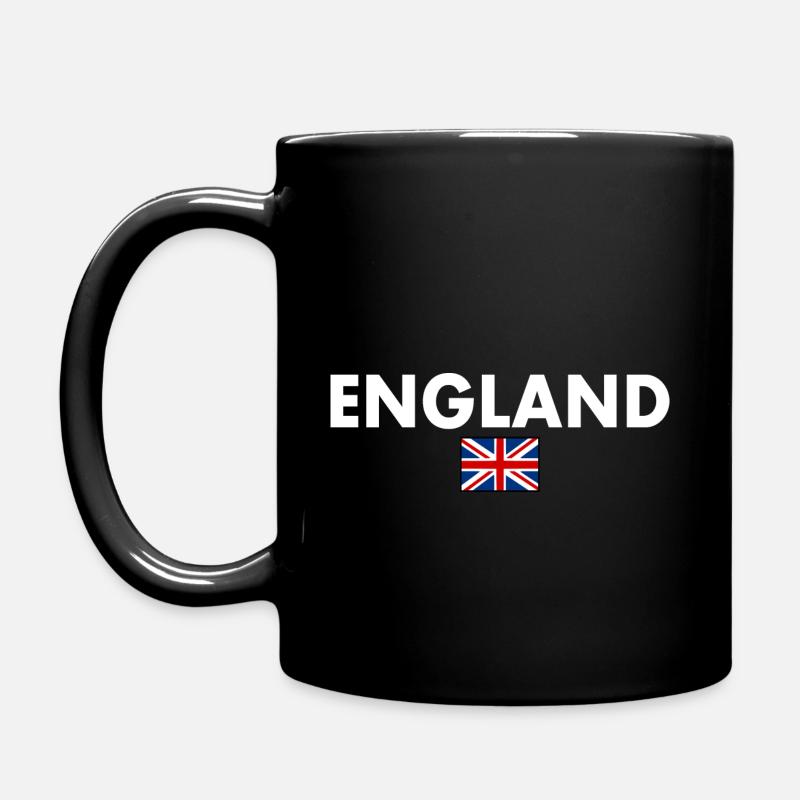 England - Full Colour Mug - black
