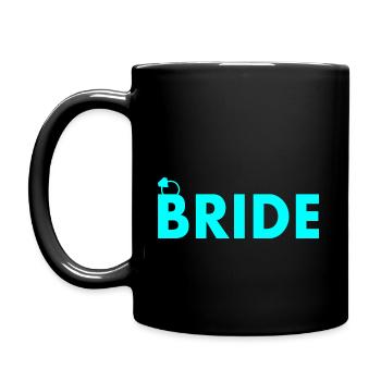 Bride - Tasse einfarbig - Schwarz - Links