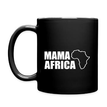 Mama africa - Tasse einfarbig - Schwarz - Links
