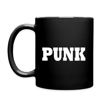 Punk - Tasse einfarbig - Schwarz - Links