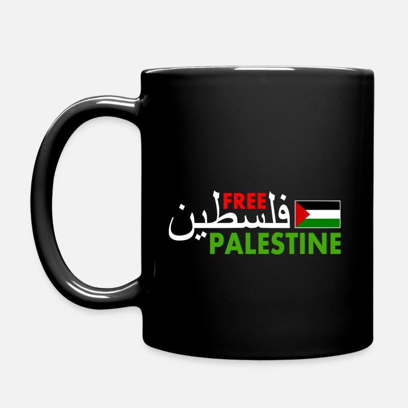 Free palestine فلسطين Palestina - Tasse einfarbig - Schwarz