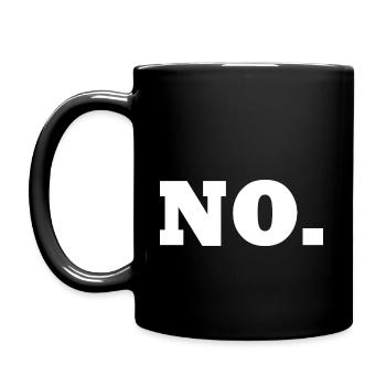 No - Full Colour Mug - black - Left