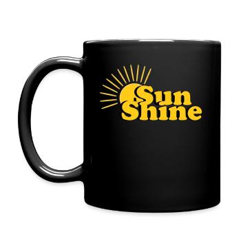 Sun Shine Design Summer - Tasse einfarbig - Schwarz - Links