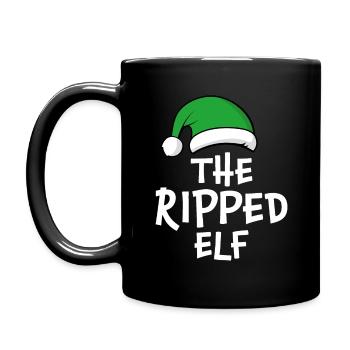 Der zerrissene Elf - Tasse einfarbig - Schwarz - Links