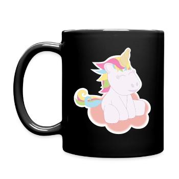 Le sticky'corn - Mug uni - noir - Gauche