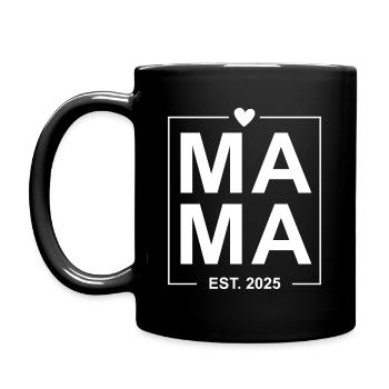 Mama Est 2025 - Full Colour Mug - black - Left