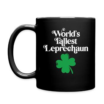 Le plus grand lutin du monde - Mug uni - noir - Gauche