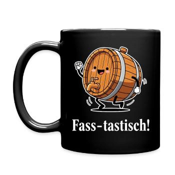 Fass-tastisch ! - Tasse einfarbig - Schwarz - Links