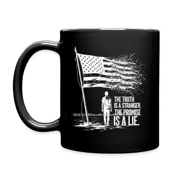 La vérité est étrangère - Mug uni - noir - Gauche