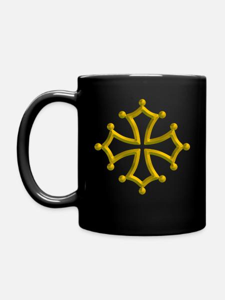 croix occitane - Mug uni - noir