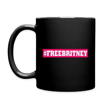 free britney - Full Colour Mug - black - Left