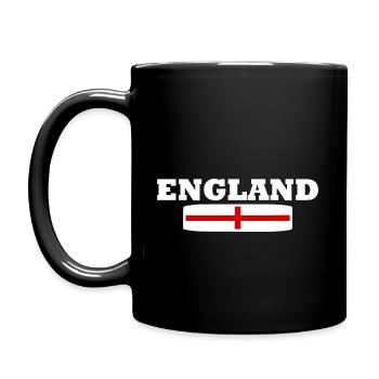 England - Mug uni - noir - Gauche