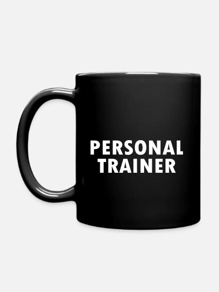 Personal trainer - Mug uni - noir