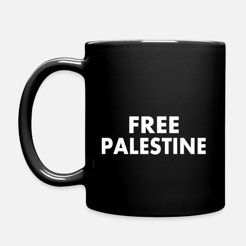 Free palestine - Mug uni - noir