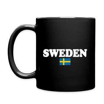 Suède - Mug uni - noir - Gauche