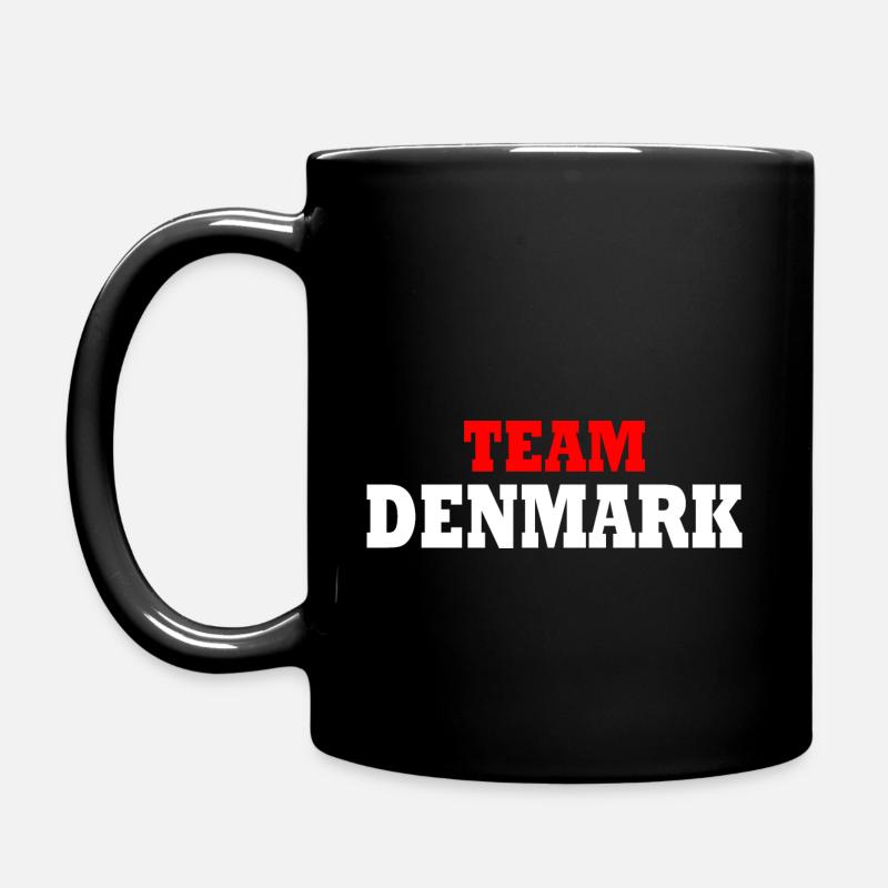 Team denmark - Tasse einfarbig - Schwarz