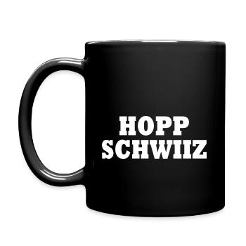 Hopp schwiiz - Mug uni - noir - Gauche