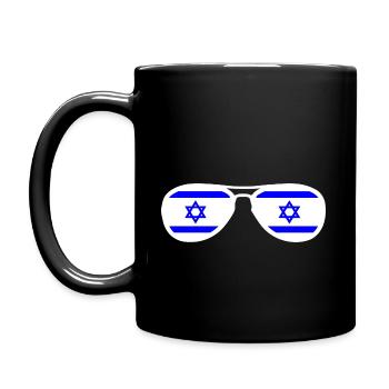 Israel - Tasse einfarbig - Schwarz - Links
