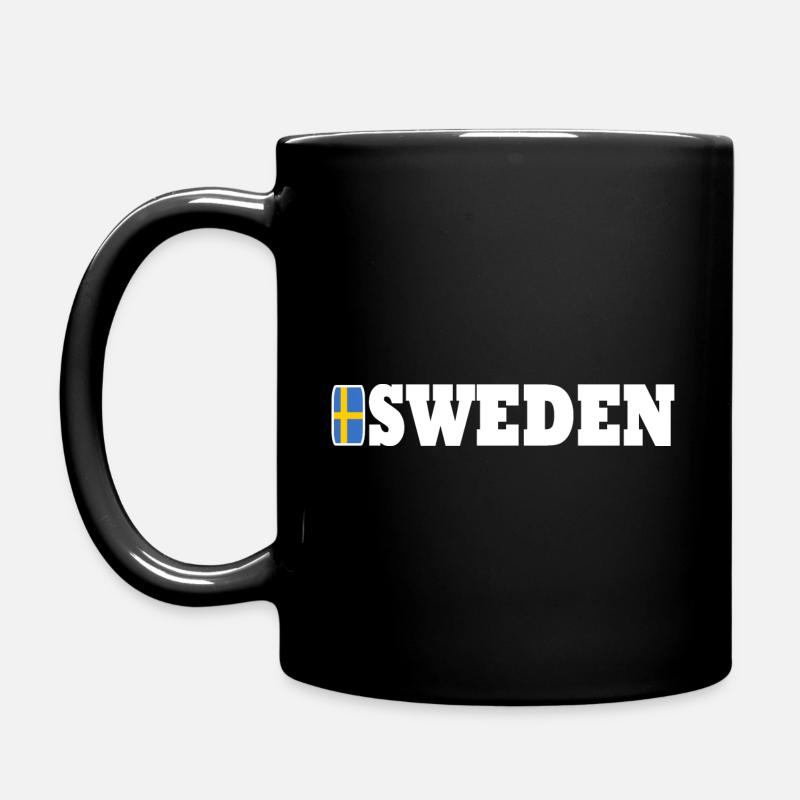 SCHWEDEN - Tasse einfarbig - Schwarz