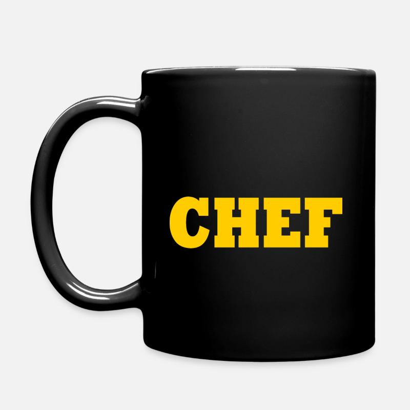 Chef - Tasse einfarbig - Schwarz