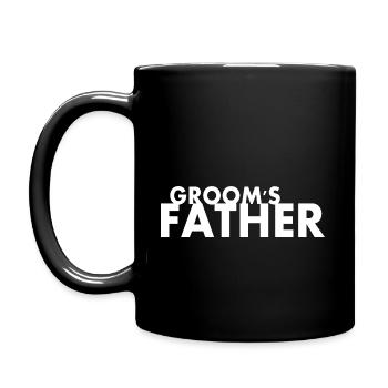 Grooms father - Mug uni - noir - Gauche