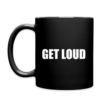 Get loud - Full Colour Mug - black - Left
