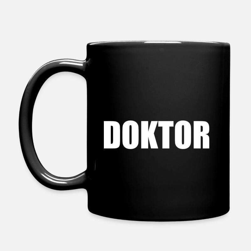 Doktor - Tasse einfarbig - Schwarz