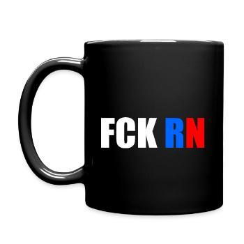 Fck rn - Full Colour Mug - black - Left