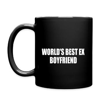 worlds best ex boyfriend - Mug uni - noir - Gauche