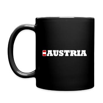 Autriche / Autriche - Mug uni - noir - Gauche