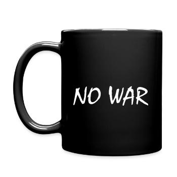 No war - Mug uni - noir - Gauche