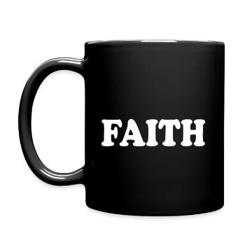 Faith - Full Colour Mug - black - Left