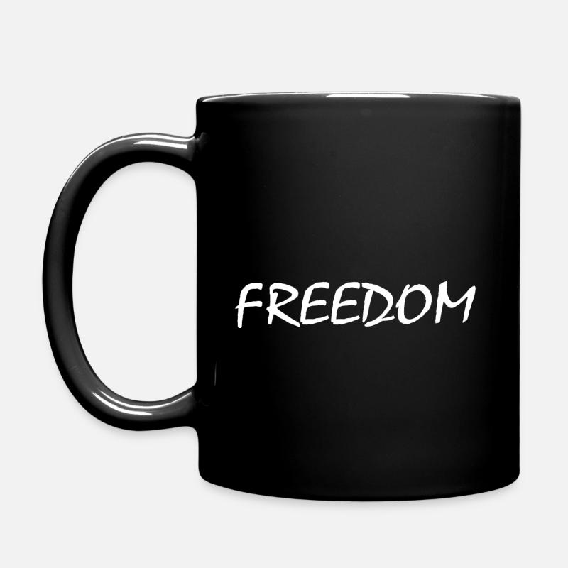 Freedom - Mug uni - noir