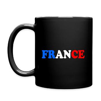FRANCE FRENCH FLAG - Full Colour Mug - black - Left