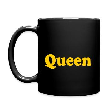 QUEEN - Tasse einfarbig - Schwarz - Links