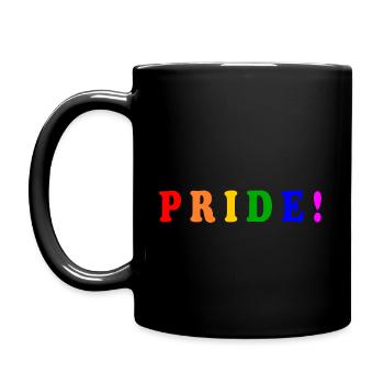 Pride - Tasse einfarbig - Schwarz - Links