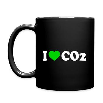 I love co2 - Full Colour Mug - black - Left
