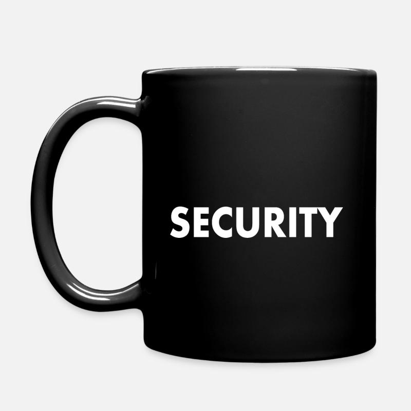 Security - Tasse einfarbig - Schwarz